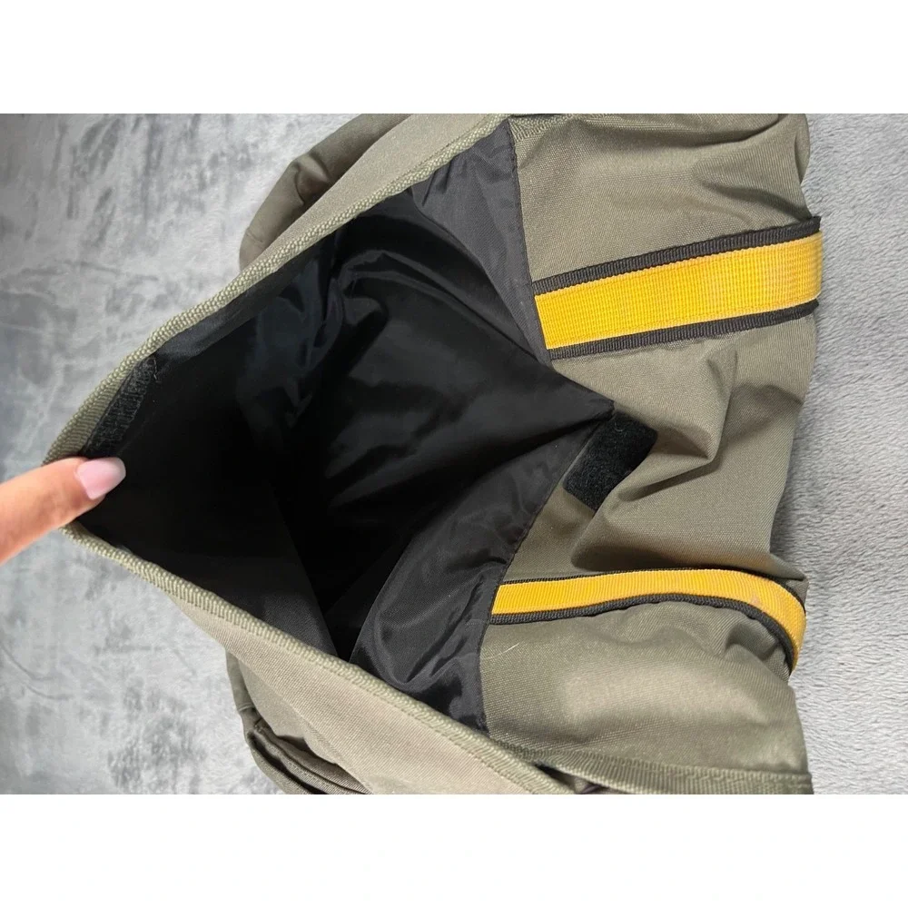 Gap Messenger Bag Vintage Crossbody School Y2K Biker Green Travel Nylon Gem